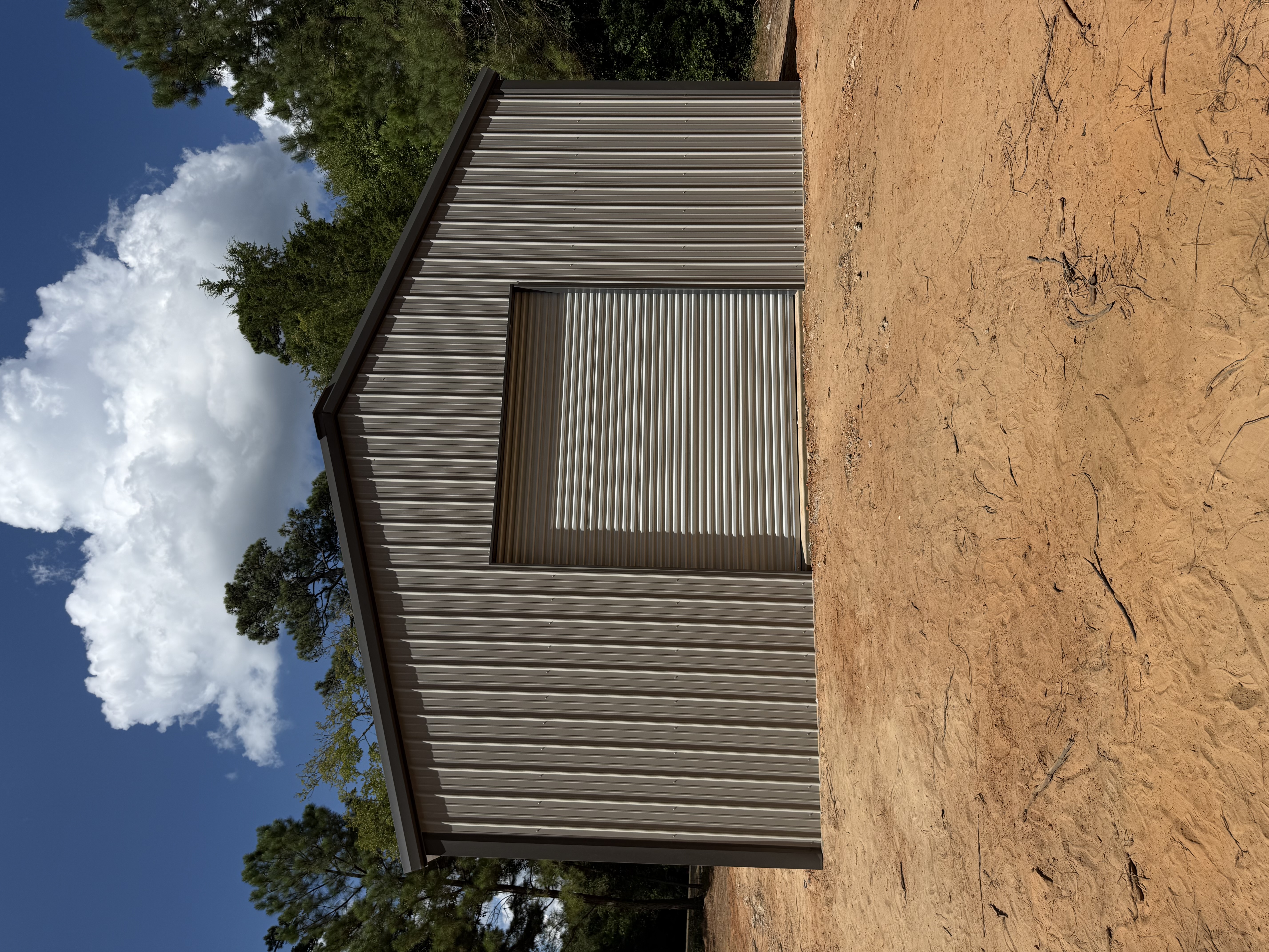 Large steel building exterior project photo