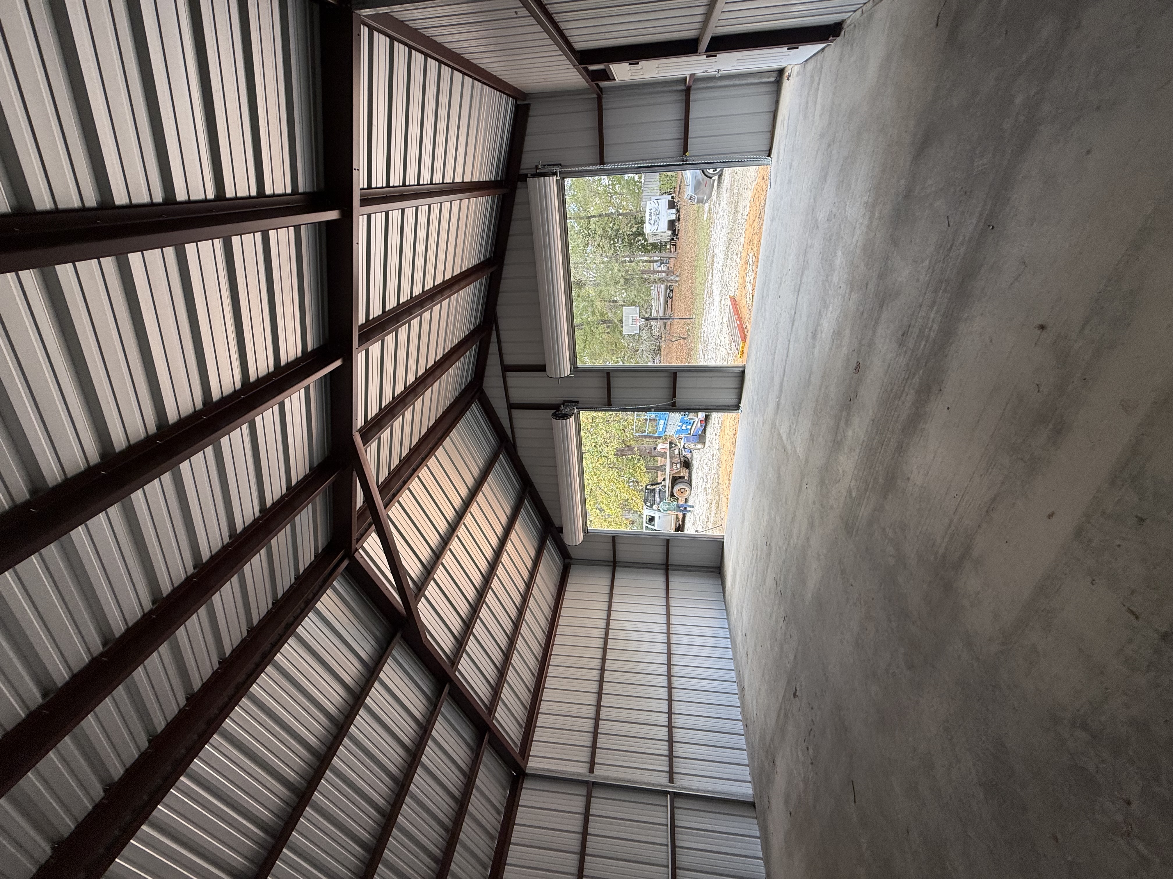 Steel frame construction project photo